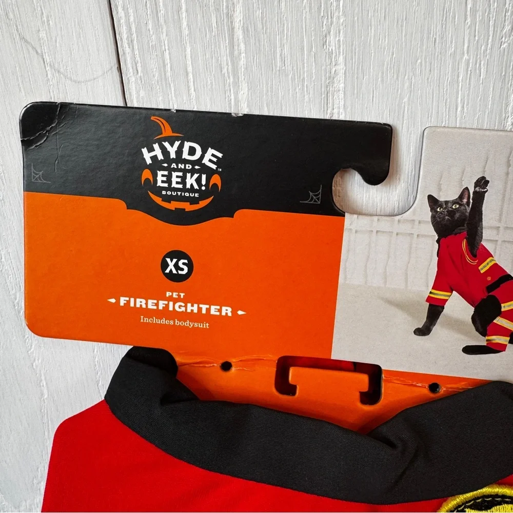 Hyde and Eek! Pet Firefighter Costume